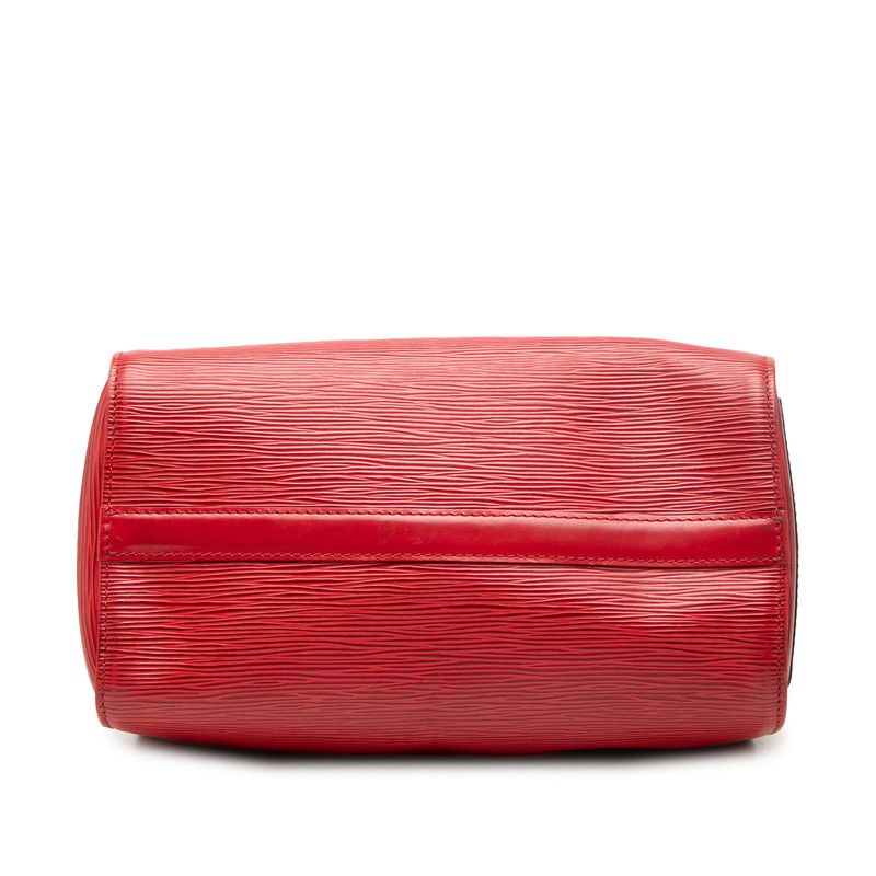 Louis Vuitton Epi Speedy 25 Mini Boston Bag Castilian Red Leather — view 3