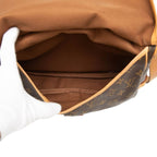 Louis Vuitton Monogram Saumur 30 Crossbody Shoulder Bag Brown Leather — view 5