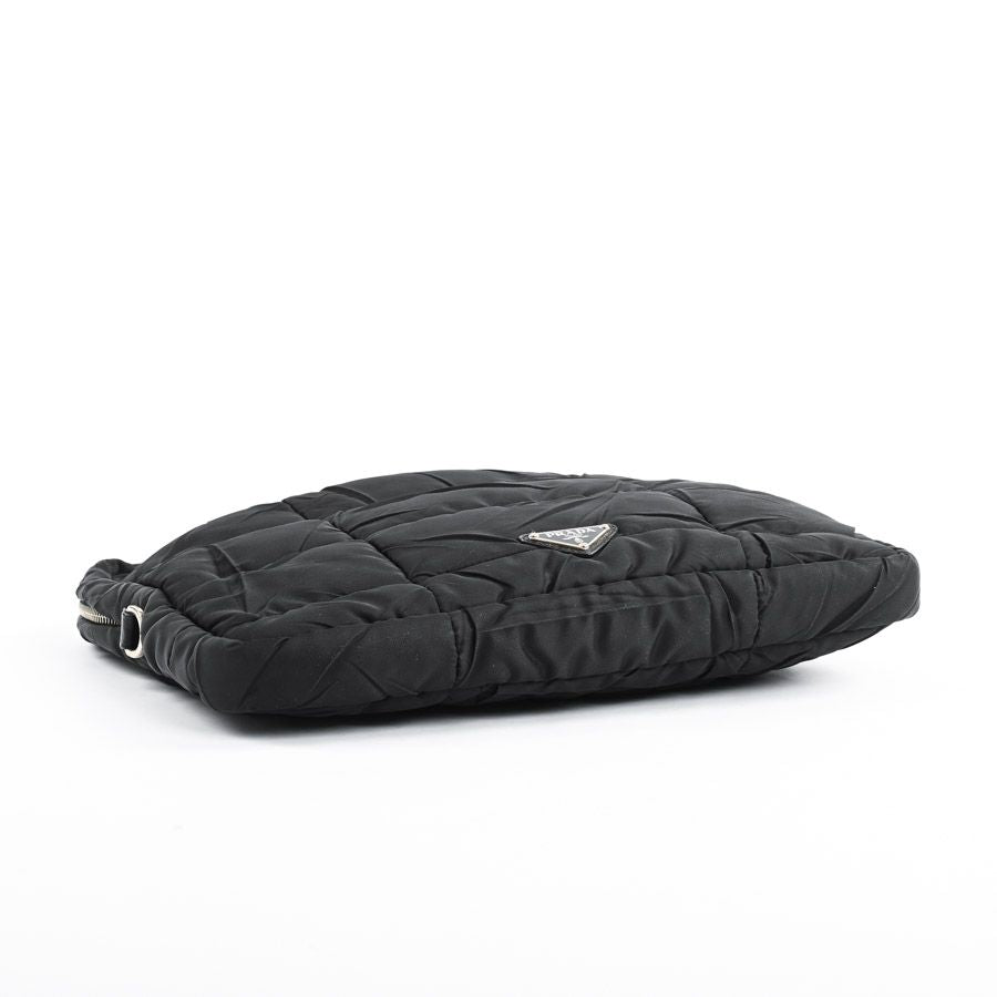 Prada Clutch Quilted Silver — view 5