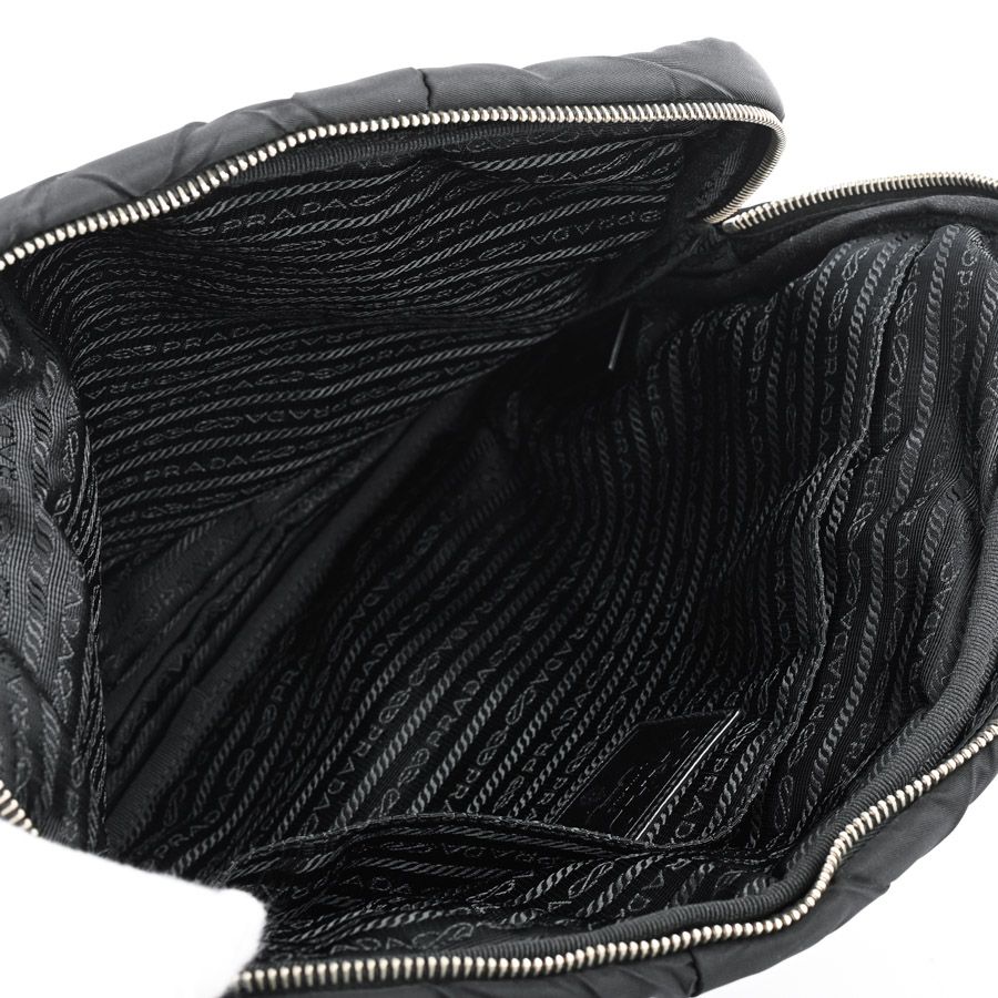 Prada Clutch Quilted Silver — view 4