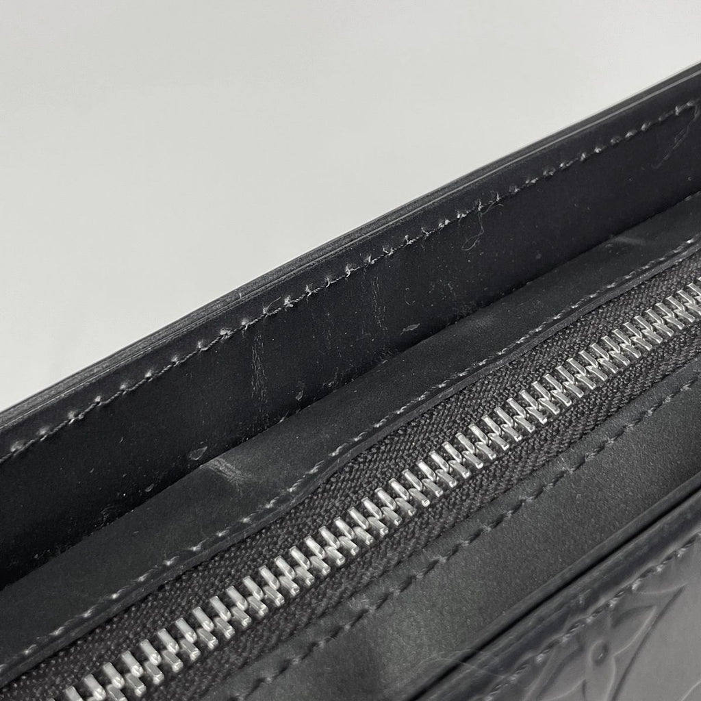 Louis Vuitton Wilwood Shoulder Bag Tote Monogram Matte Noir Black — view 5