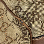 Gucci GG Pattern Ski Tote Canvas Metallic Brown — view 3