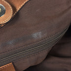 Gucci GG Pattern Ski Tote Canvas Metallic Brown — view 8