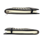 Bottega Veneta Intrecha Top Black White Leather No Top Book Cover Notebook — view 8