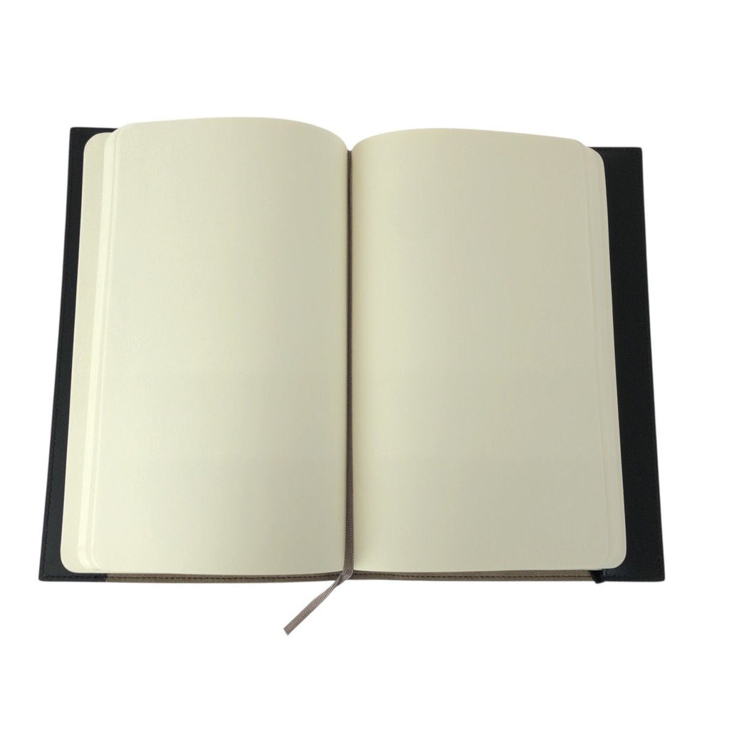 Bottega Veneta Intrecha Top Black White Leather No Top Book Cover Notebook — view 6