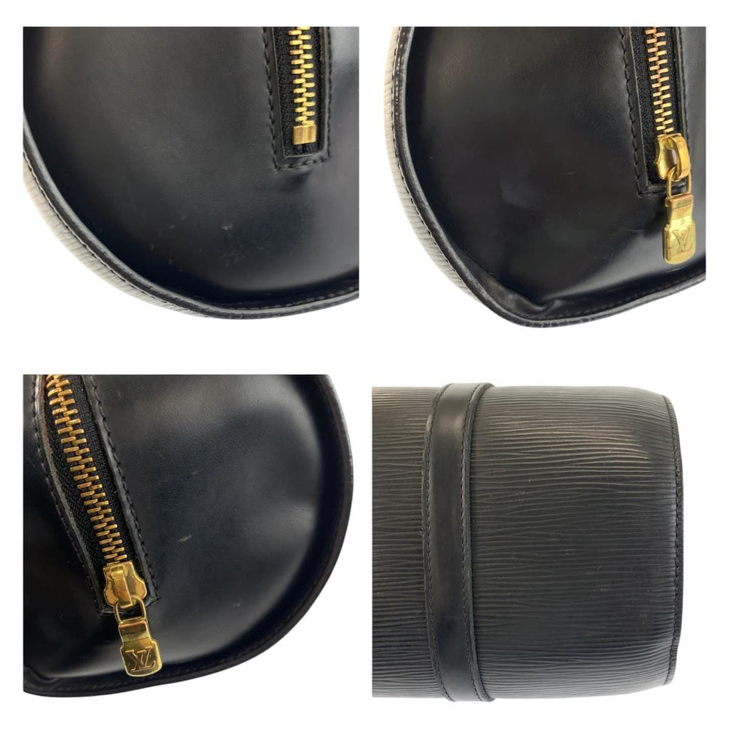 Louis Vuitton Epi Souflo Black Gold Leather Handbag — view 6