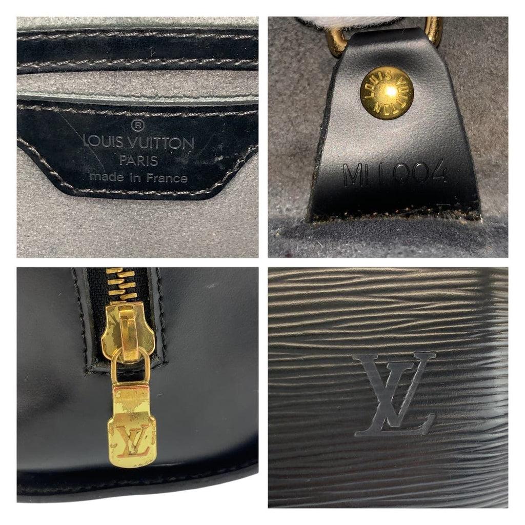 Louis Vuitton Epi Souflo Black Gold Leather Handbag — view 3