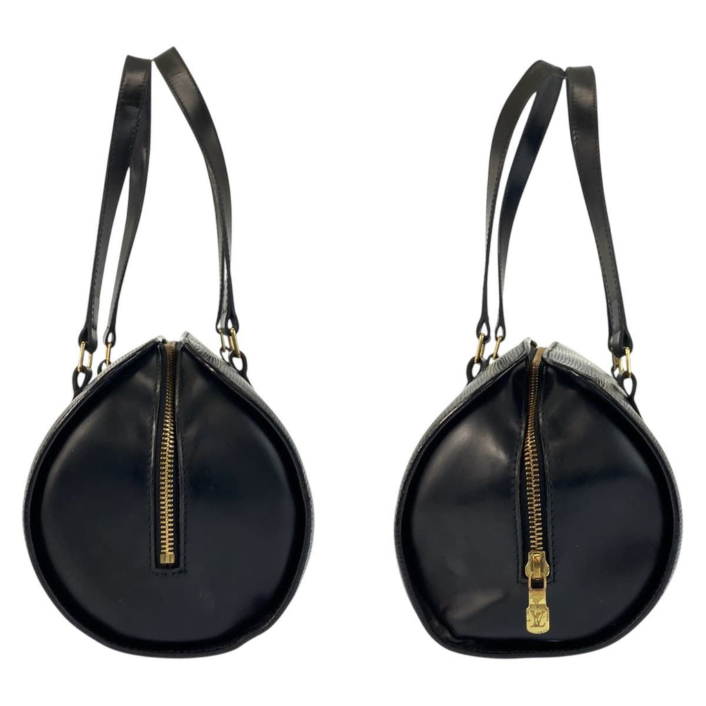 Louis Vuitton Epi Souflo Black Gold Leather Handbag — view 8