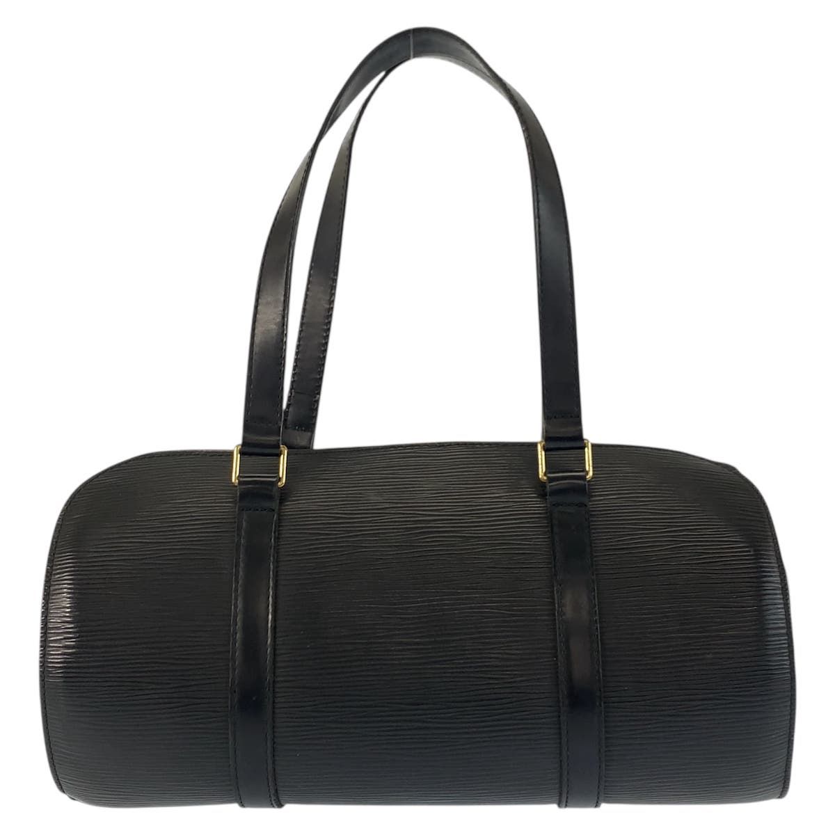Louis Vuitton Epi Souflo Black Gold Leather Handbag — view 2