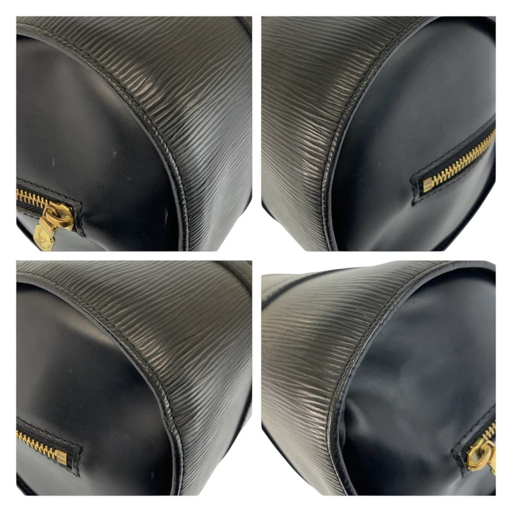 Louis Vuitton Epi Souflo Black Gold Leather Handbag — view 4