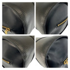 Louis Vuitton Epi Souflo Black Gold Leather Handbag — view 4