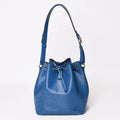 Louis Vuitton Epi Petit Noe Bag Blue Gold