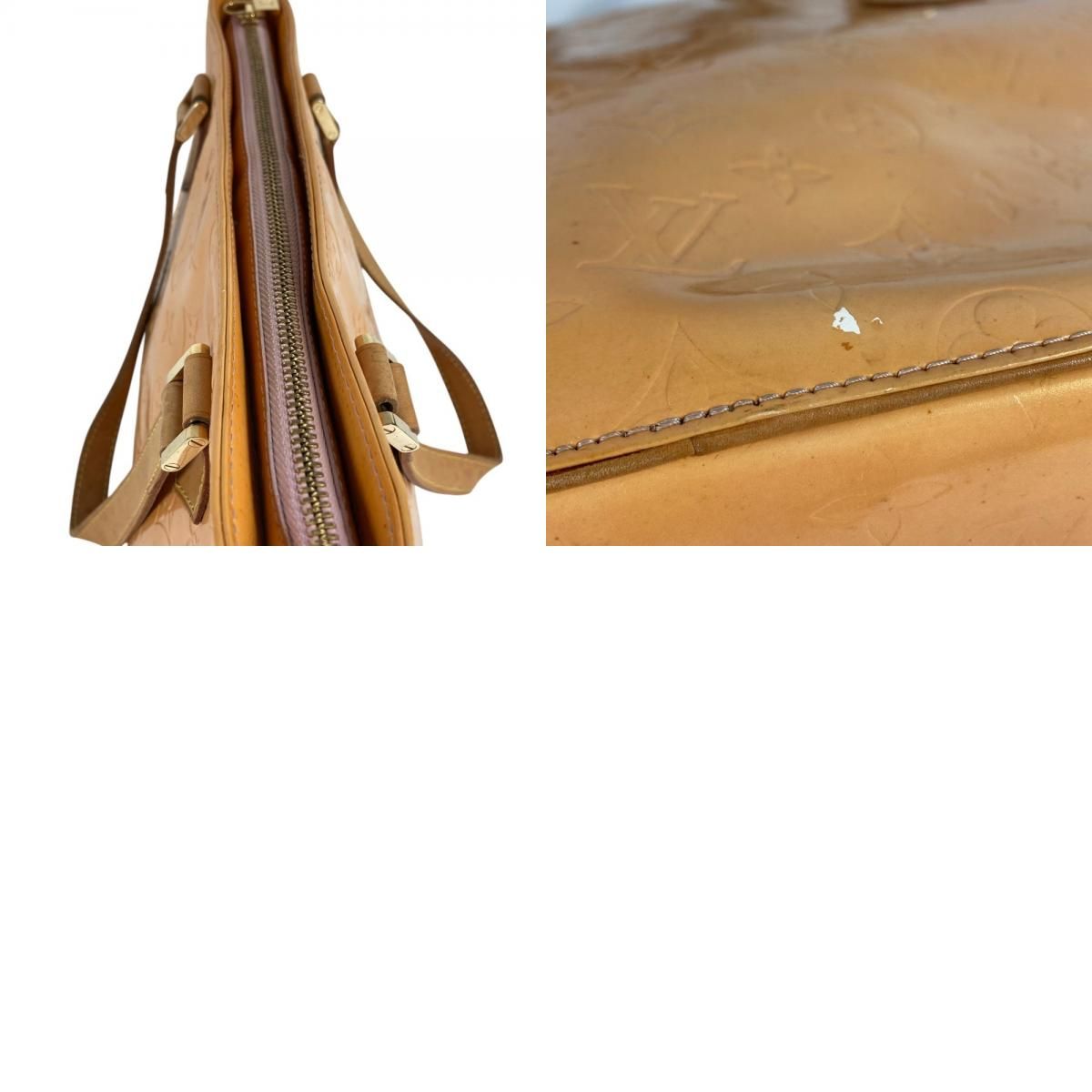 Louis Vuitton Shoulder Bag Houston Monogram Vernis Rose Pink — view 9