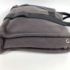Hermes Handbag Sac Ane MM Leather Canvas Gray — view 7