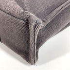 Hermes Handbag Sac Ane MM Leather Canvas Gray — view 6