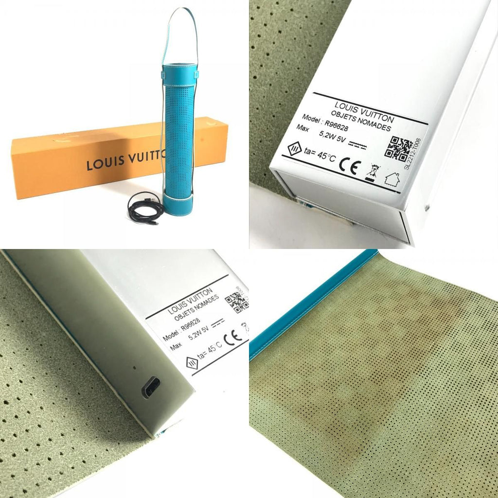 Louis Vuitton Object Lamp Surface by Nendo Leather Blue Shoulder Bag — view 9