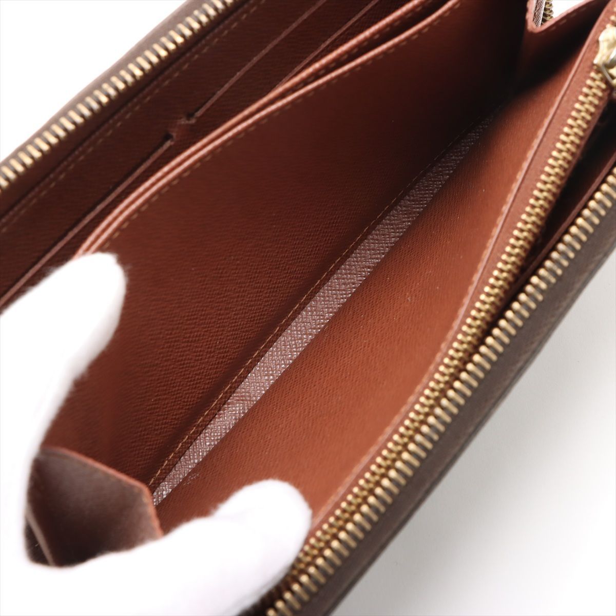Louis Vuitton Monogram Zippy Wallet Round Zip Brown — view 9