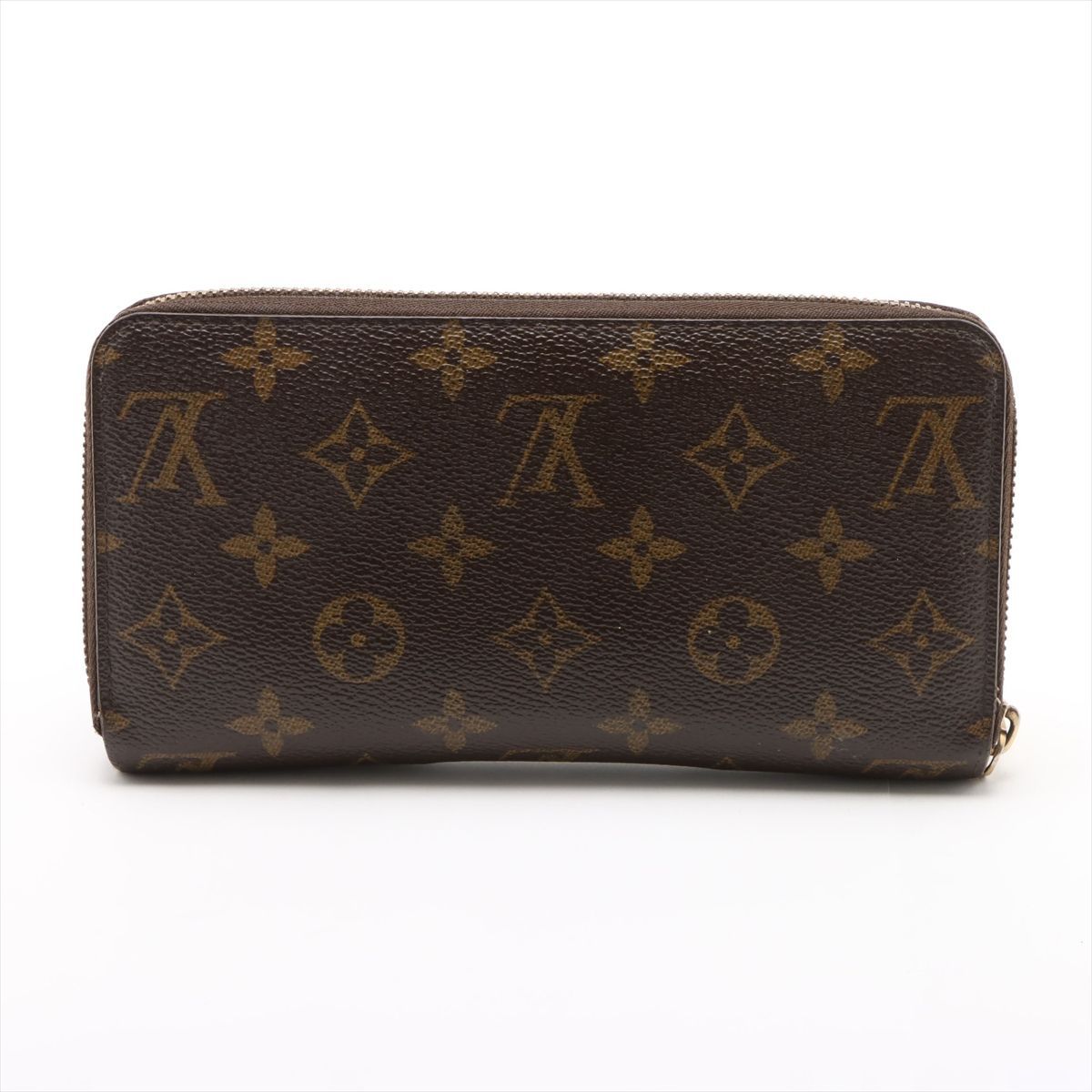 Louis Vuitton Monogram Zippy Wallet Round Zip Brown — view 2