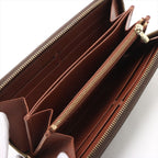 Louis Vuitton Monogram Zippy Wallet Round Zip Brown — view 7