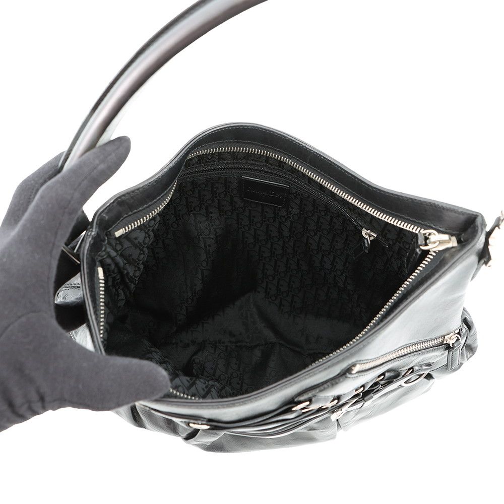Dior Handbag Leather Black — view 5