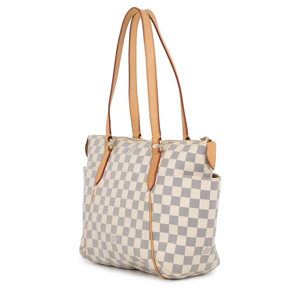 Louis Vuitton Tote Damier Azur Totally PM Shoulder Bag — view 2