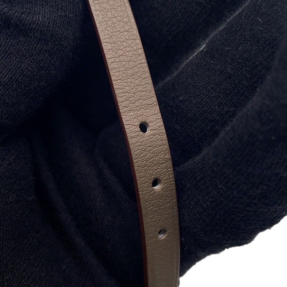 Hermes Bracelet Behapi Double Tour Etoupe Nata Silver Swift T3 — view 6