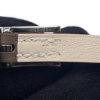 Hermes Bracelet Behapi Double Tour Etoupe Nata Silver Swift T3 — view 9