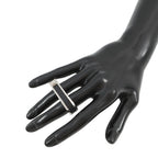 Hermes Ring Joquette Double Black Silver 53 — view 6