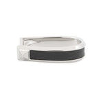 Hermes Ring Joquette Double Black Silver 53 — view 4
