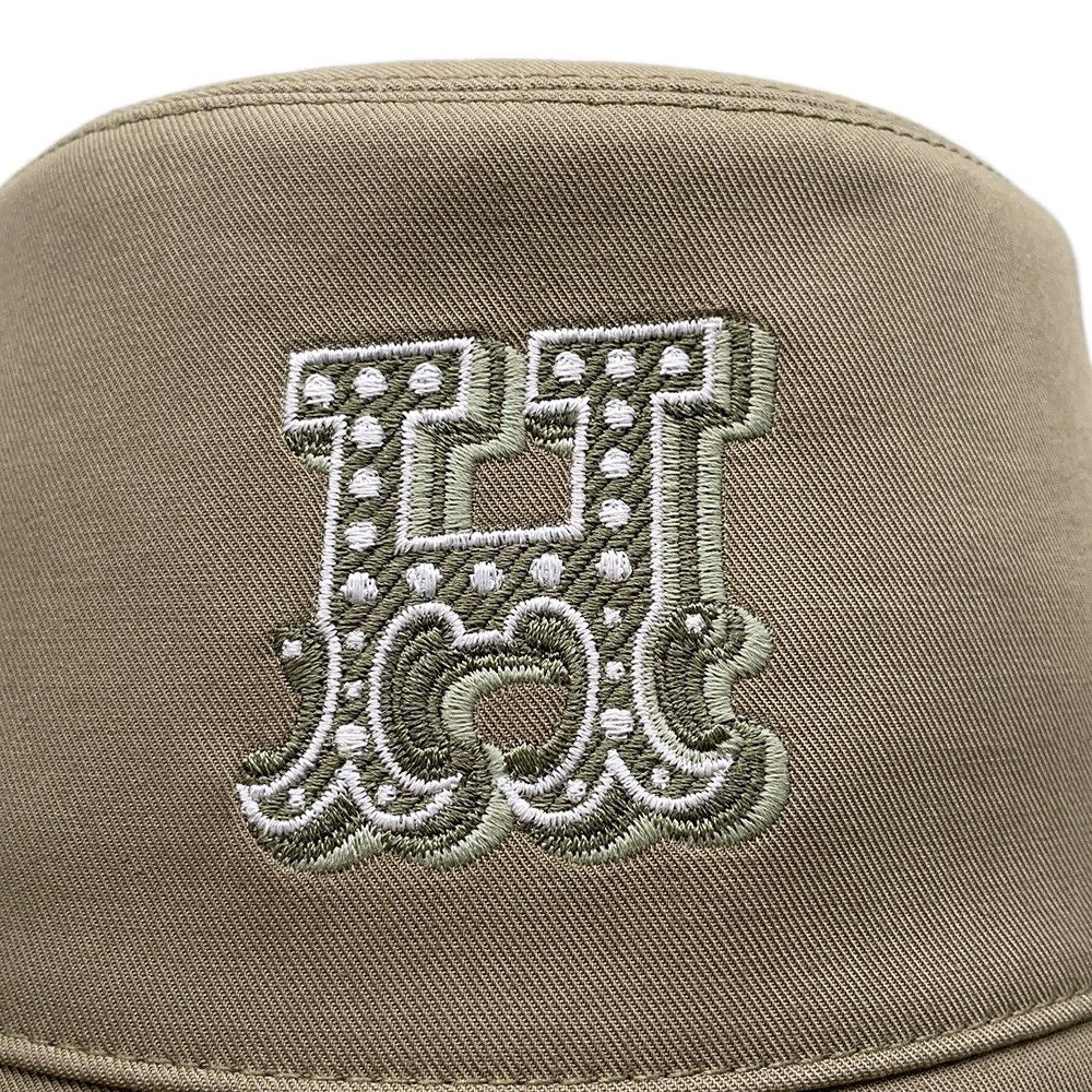 Hermes Hat Harper-h Electric Embroidery Cotton 58 Hat Bucket — view 7