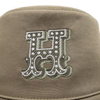 Hermes Hat Harper-h Electric Embroidery Cotton 58 Hat Bucket — view 7