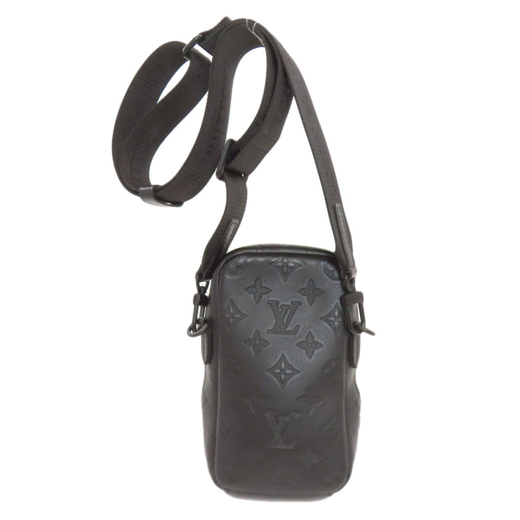 Louis Vuitton Double Phone Pouch Shoulder Bag Monogram Shadow — view 2