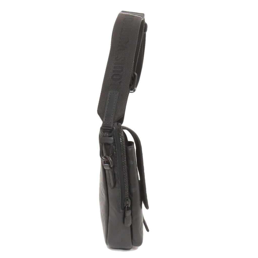 Louis Vuitton Double Phone Pouch Shoulder Bag Monogram Shadow — view 3