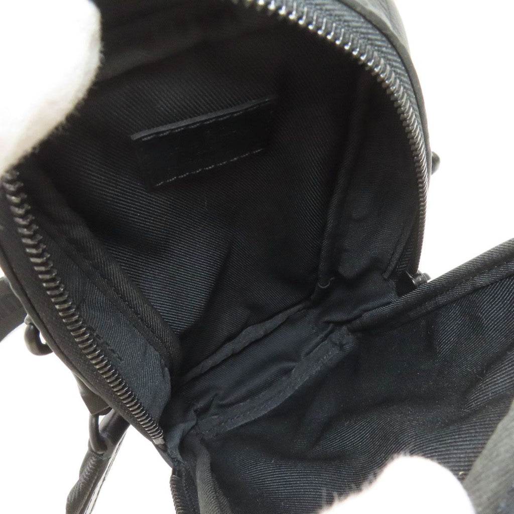 Louis Vuitton Double Phone Pouch Shoulder Bag Monogram Shadow — view 5