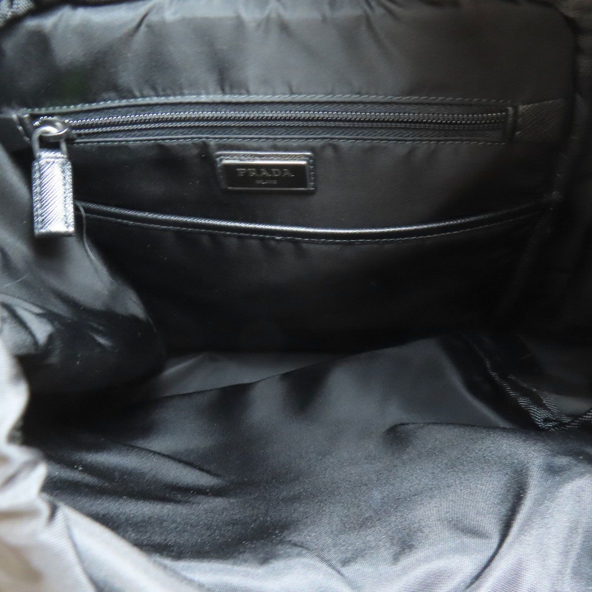 Prada Logo Backpack Nylon — view 5