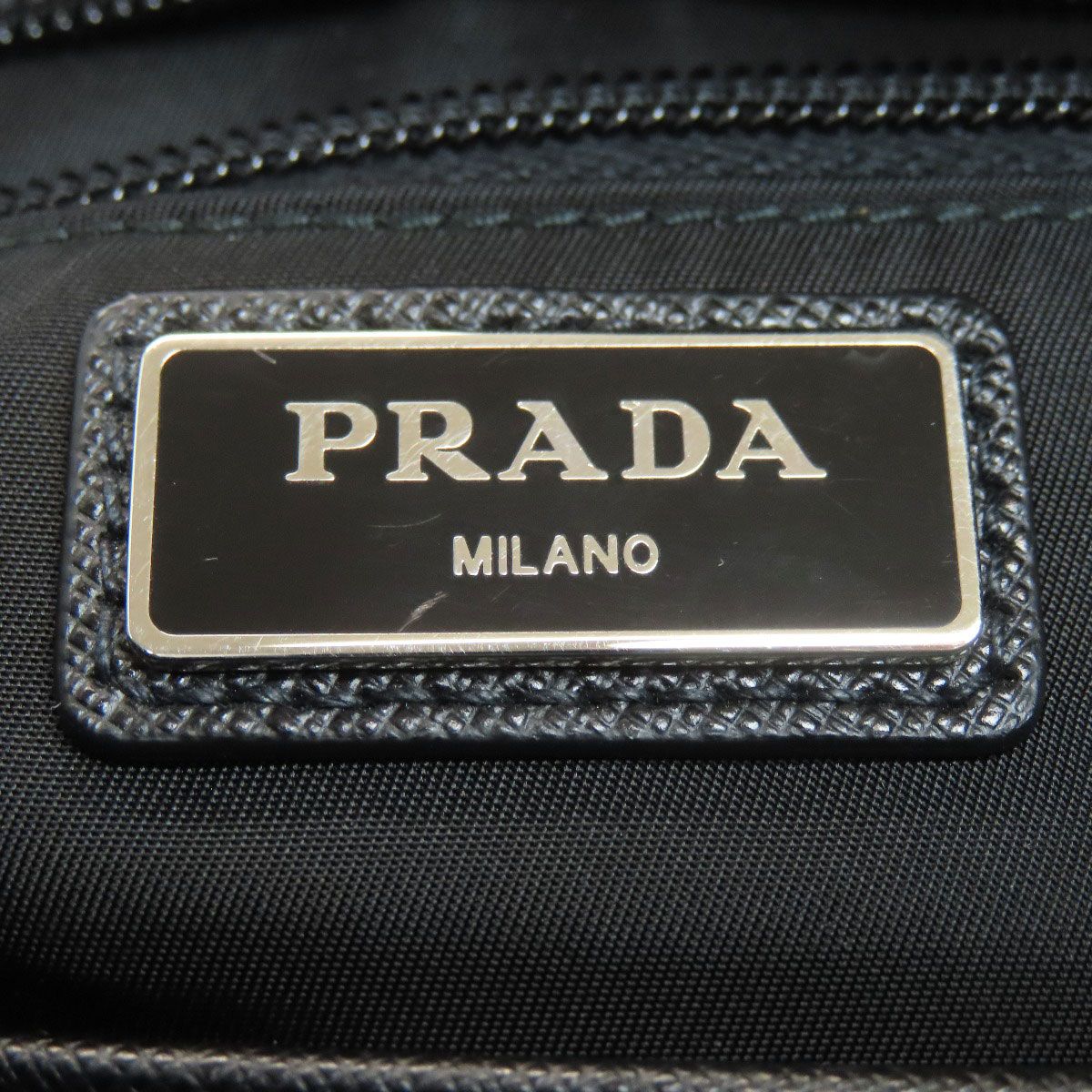 Prada Logo Backpack Nylon — view 6
