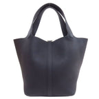 Hermes Picotin Lock MM Silver Handbag Taurillon — view 2