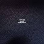 Hermes Picotin Lock MM Silver Handbag Taurillon — view 6