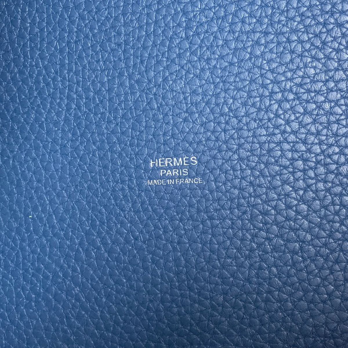 Hermes Picotin Lock MM Silver Handbag Taurillon — view 6