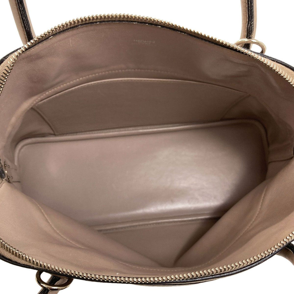 Hermes Bolide 31 Tourtiere Silver Handbag Taurillon Clemence — view 5