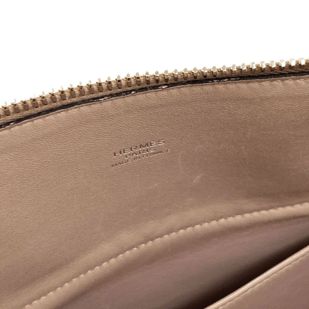 Hermes Bolide 31 Tourtiere Silver Handbag Taurillon Clemence — view 9