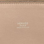 Hermes Bolide 31 Tourtiere Silver Handbag Taurillon Clemence — view 6