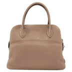 Hermes Bolide 31 Tourtiere Silver Handbag Taurillon Clemence — view 2