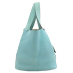 Hermes Picotin Lock Touch MM Silver Handbag Taurillon Clemence — view 3