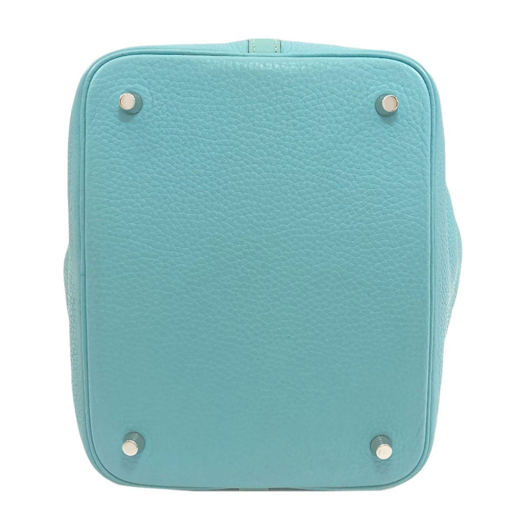 Hermes Picotin Lock Touch MM Silver Handbag Taurillon Clemence — view 4