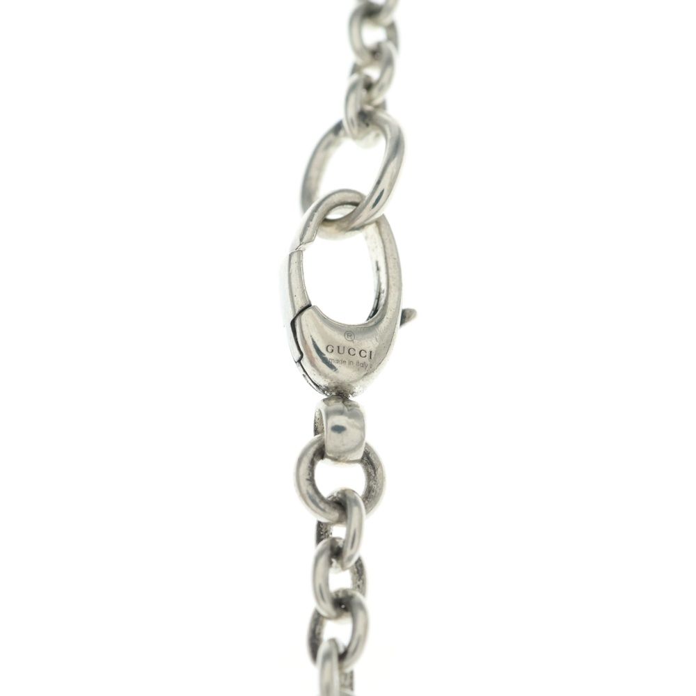 Gucci Interlocking Chain Necklace Silver — view 5