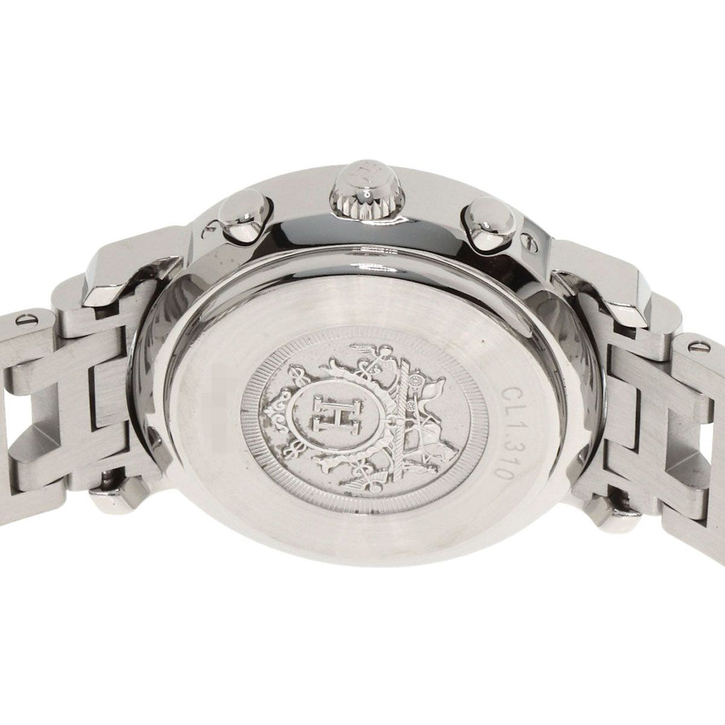 Hermes Clipper Chrono Watch SS — view 7