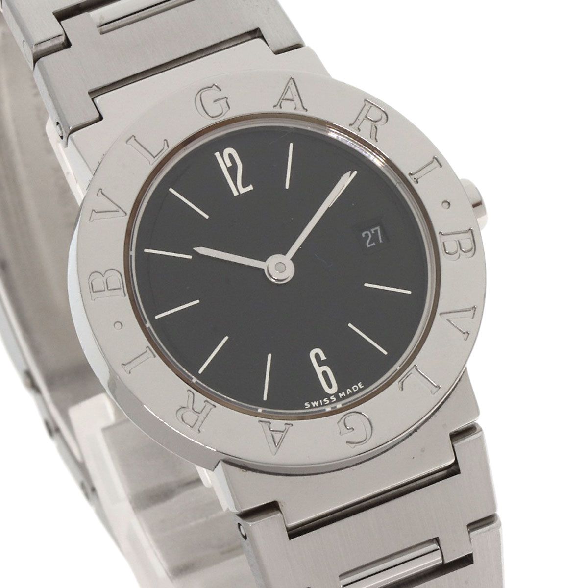 Bvlgari Watch SS Black — view 4