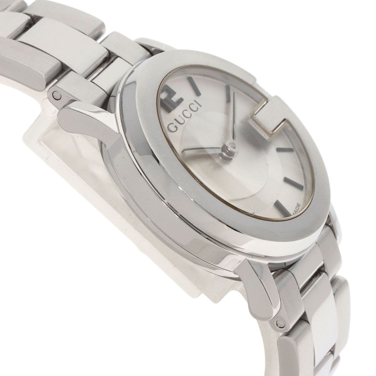 Gucci Round Face Watch SS — view 6