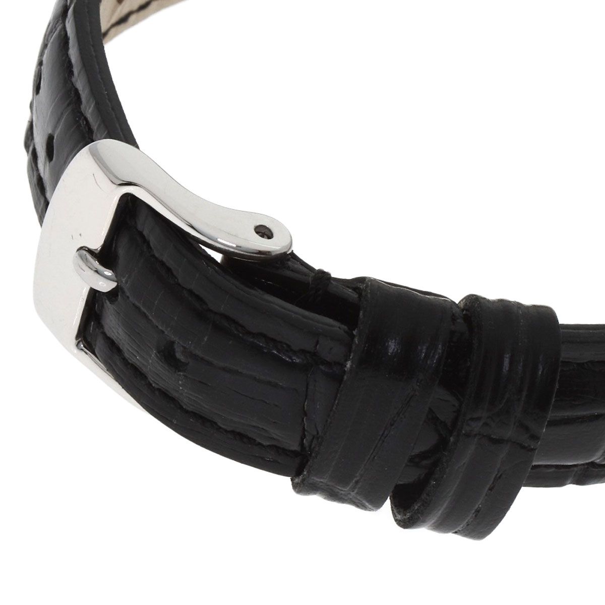 Gucci Round Face Watch SS Leather — view 8